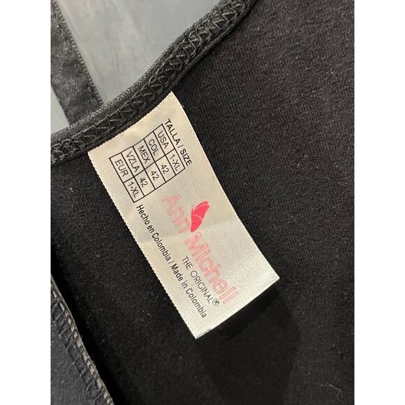 Ann Michell Women’s Waist Trainer Vest Black Size 1XL Latex Hook Corset - Picture 2 of 8